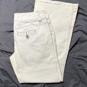 Maurices Cream Boot Cut Jeans for Women
